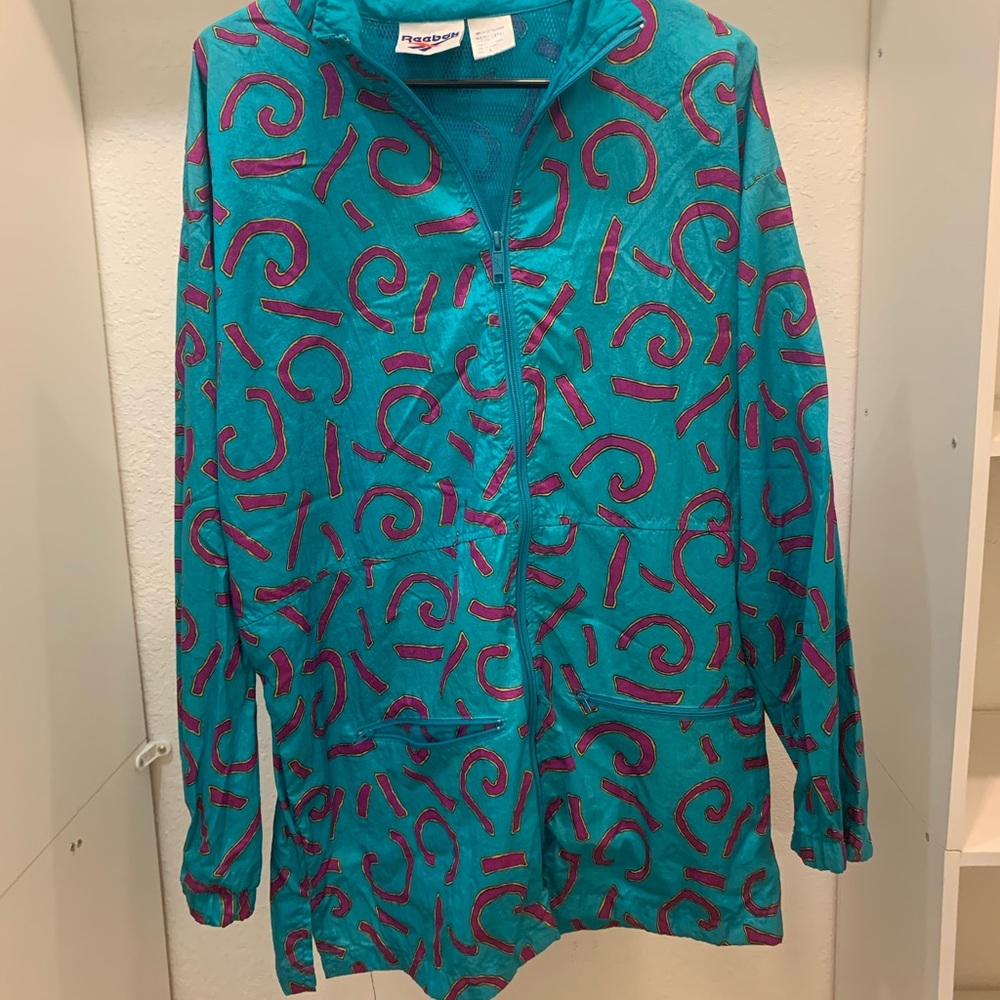 Reebok Vintage wind breaker/rain jacket
